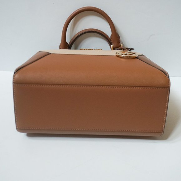 Michael Kors Prism M Messenger Bag Brown Multi - Picture 5 of 9